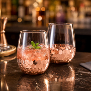 Verres à cocktail transparents en borosilicate faits à la main de 250 ml, sans plomb, coupe Martini, verres à Margarita, verrerie de bar réutilisable en gros - Product Image 6