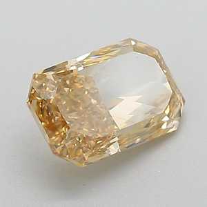 Diamant de laboratoire certifié IGI, fantaisie brun-jaunâtre, 2,00 carats, taille Radiant, CVD, pour la création de bijoux (bague ou pendentif) - Product Image 4