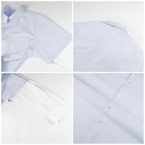 Nouveauté Chemises Oxford à manches longues pour hommes en coton 100% à double couche et patchwork - Product Image 5