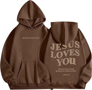 Sudadera con Capucha para Hombre con Diseño de Estampado de Cruz, 100% Algodón, Sudadera de Invierno - Product Image 5