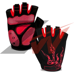 Gants de cyclisme demi-doigts pour hommes et femmes, antidérapants, antichocs, pour vélo de route et VTT, pour la pratique en extérieur - Product Image 4