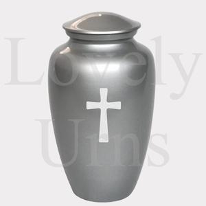 Urna Funeraria con Cruz Cristiana para Cenizas Humanas, Urna Conmemorativa Decorativa, Recuerdo Religioso - Product Image 2