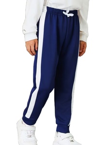 Basic Style Solid Color Fleece Heavyweight Eco-Friendly Breathable Drawstring Closure Cargo Sweatpants Boys Fall/Winter Season - Product Image 4