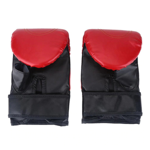 Gants de MMA en cuir de haute qualité avec sangle de poignet réglable et fermeture auto-agrippante pour l'entraînement au kick-boxing et aux cibles murales pour enfants - Product Image 2