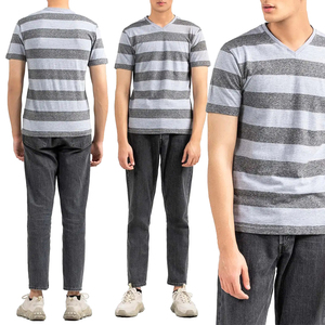 Camiseta de Hombre 100% Algodón, Cuello en V, Manga Larga, Corte Regular, Estampado Personalizado, Antiencogimiento, Varios Colores - Product Image 4