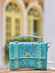 Bolso Bandolera de Cuero Genuino Hecho a Mano Estilo Western, Compacto, de Alta Calidad para Mujer, con Asa Superior, Diseño Único, ¡Venta Caliente! - Product Image 4