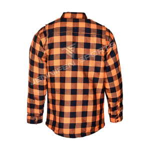 Kevlar Lined Padded Motorcycle <b>Flannel</b> Riding Shirt Windproof Protective Motorbike <b>Jacket</b> OEM ODM Wholesale Manufacturer - Product Image 3