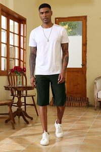Pantalones Cortos Cargo para Hombre, de Secado Rápido, Ligeros, para Senderismo, Trabajo o Golf, con 5 Bolsillos con Cremallera - Product Image 6