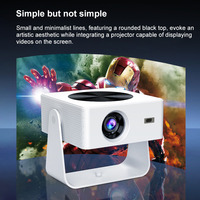 Projecteur intelligent LCD 2026 avec mémoire tampon 2+16 Go, prenant en charge TXT et WPS