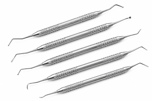 Stainless Steel Periodontal Sinus Lift Elevator Kit 4 Piece Dental <b>Surgerical</b> Instruments Manual Clinical Use - Product Image 4