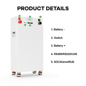 Batterie au lithium LiFePO4 48V 51.2V 314Ah 340Ah 15kWh pour onduleur 15kVA avec système de gestion de batterie au lithium, pour l'extinction d'incendies - Product Image 3