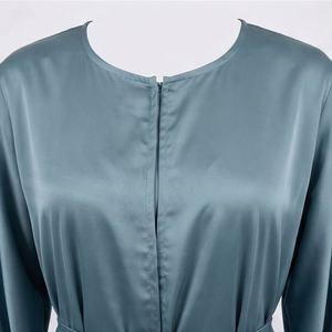 Abaya Jilbab élégante pour femmes, manches longues, couvrant tout le corps, tissu personnalisé, dentelle élégante, viscose soyeuse, mode islamique - Product Image 4