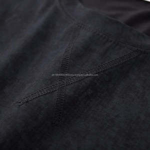 เสื้อยืดผู้ชาย 100% ผ้าฝ้าย ทรงหลวม พิมพ์ลาย เสื้อยืดลำลองผู้ชายทันสมัย คุณภาพสูง พิมพ์โลโก้ตามสั่ง ระบายอากาศได้ดี - Product Image 3