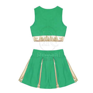 Uniforme de porristas ligero de alta calidad, marca privada, 100% poliéster, a precio económico. - Product Image 5