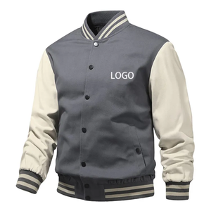 Veste universitaire pour homme de haute qualité avec logo personnalisé, en polaire d'hiver, style bomber, broderie et patchwork, très vendue - Product Image 5