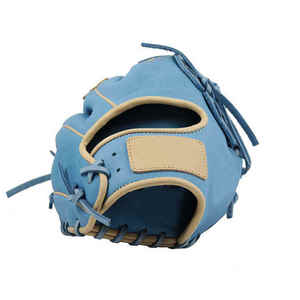 Blue Synthetic Insulated <b>Baseball</b> <b>Glove</b> Left-handed H-Web Hook and Loop Closure Full Finger Adult Catcher Use All Seasons - Product Image 6
