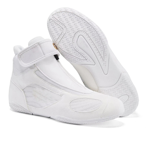 Custom Logo & Design Professional Combat Fight Fitness Training Gym Sports Weightlifting Boxing <b>Boots</b> Wrestling Shoes for Men - Product Image 1