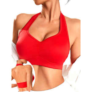 Sujetador Deportivo de Compresión para Fitness, Gimnasio, Yoga, Alto Impacto, Sin Costuras, de Algodón, con Logotipo Personalizado, Cómodo - Product Image 5