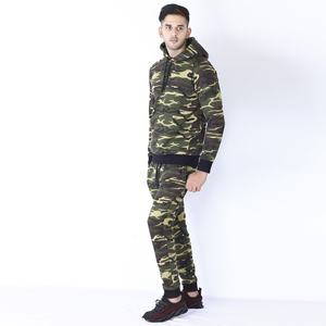 Ensemble de survêtement décontracté pour homme 100 % coton, personnalisable avec logo, vente en gros - Product Image 2