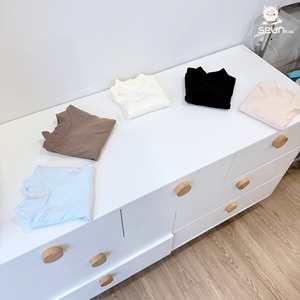 SeunKids Camiseta térmica de cuello alto de 4 cm para niños, suave, transpirable, de manga larga, para invierno - Product Image 6