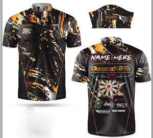 Jersey Turnamen Dart St. Paddy's Unisex Lengan Pendek Kerah Bulat Cetak Transfer Panas 100% Poliester Anti-Bakteri - Product Image 3