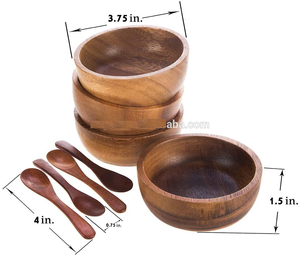 Bon prix, nouveau produit, bol en bois, petits bols en bois, bol en bois d'acacia - Product Image 5