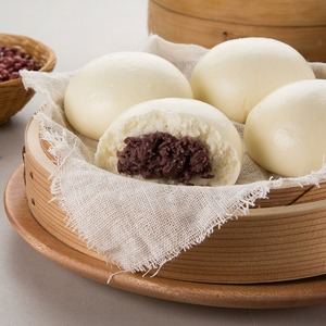 [MILWON] Pan al vapor con pasta de frijol rojo, snack dulce coreano congelado, panecillo al vapor Anheung - Product Image 3