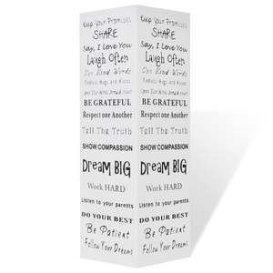 Soporte de Almacenamiento para Bastones de Acero Blanco con Base Cuadrada para Paraguas de 19.1 Pulgadas - Product Image 2