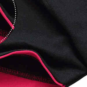 Polo Negro para Hombre, Manga Corta, Corte Regular, Tejido de Punto, Ribete en Contraste, Color Sólido Informal - Product Image 6