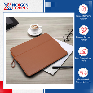 100% Quality Commitment Water Resistance Modern Luxury Style PU Leather Laptop <b>Bag</b> with Zipper at Direct Factory Rates - Product Image 2