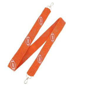 CRYSTAL CRAFT Go Dawgs Sangle de sac personnalisée en perles de verre brodées à la main et en coton, couleur au choix - Product Image 1