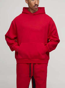 Conjunto Deportivo de Invierno, 100% Algodón, Corte Holgado, Estilo Urbano, Sudadera con Hombros Caídos y Pantalones Deportivos con Estampado DTG Personalizado - Product Image 5