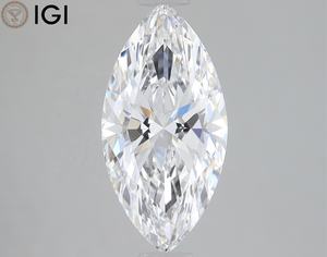 11,69 MM IGI certificado 1,50 quilates D Color VVS2 Lab Grown Marquise Diamond diseño único personalizado listo para diamantes sueltos - Product Image 1