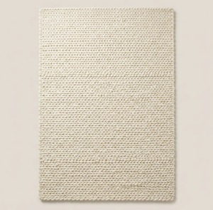 Handmade Wool Low <b>Rug</b> Green Geometric PET Friendly Eco-Friendly Anti-Bacteria Non-Slip Soft Thick Modern Living Room Prayer - Product Image 4