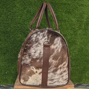 กระเป๋าเดินทางหนังวัวแท้ลายขนสัตว์ รุ่น LHODB-0162 - Product Image 2