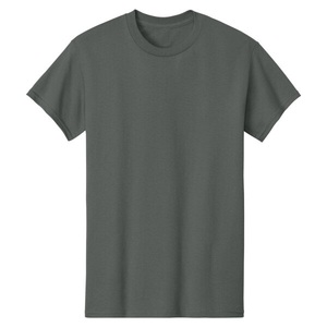 T-shirts tricotés 100 % coton pour hommes 2026, couleur anthracite, avec options de tailles et de logo personnalisables - Product Image 1