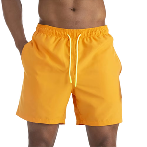 Nouvel Arrivage Short Homme Décontracté pour Fitness, Gym, Course, Golf, Natation, Taille Mi-Haute, 100% Coton Peigné, Braguette Zippée, Écologique, Couleur Unie - Product Image 6