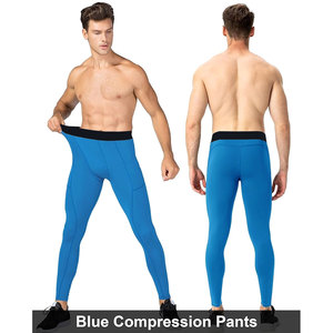 High Professional Top Trendy Breathable Lightweight Quick Dry Best Supplier Comfortable Slim Fit <b>Men</b> Compression <b>Base</b> <b>Layer</b> Pant - Product Image 3
