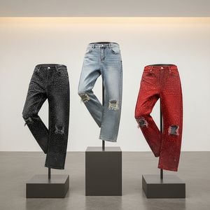 Nuevos Jeans de Mezclilla para Hombre, Corte Recto, Holgados, Estilo Cargo, Lavables, con Patrón Sólido, Venta al Por Mayor - Product Image 1