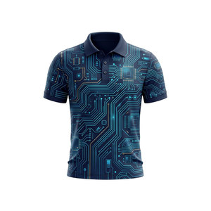 เสื้อเชิ้ตผู้ชายคุณภาพพรีเมียม ผ้าถักโพลีเอสเตอร์กันยับ สำหรับใส่เล่นกีฬา ลดราคา - Product Image 6