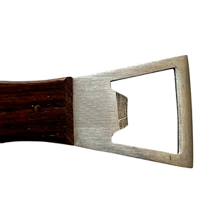 Leather Wrapped Fish Shaped Bottle Opener Features Durable Metal Design Dual Function Can Lifter Rustic <b>Bar</b> <b>Tool</b> Used For Party - Product Image 5