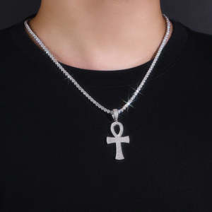 Collar de Moissanita Personalizado con Incrustaciones de Diamantes, Joyería Hip Hop con Colgante de Diamantes - Product Image 2