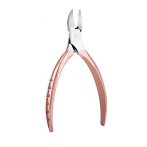 Coupe-ongles en acier inoxydable avec manche bleu, lame droite de 12,5 mm, pointe aiguisée, durable, pour usage manuel, style simple pour adulte - Product Image 3