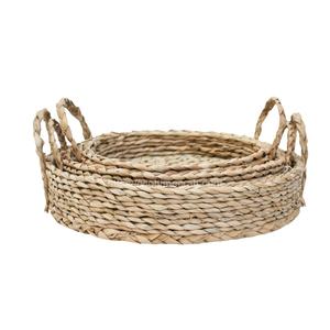 Natural Set of 3 Seagrass <b>Tray</b>, Storage <b>Tray</b>, <b>Serving</b> <b>Tray</b> Home Decoration From Viettimecraft Wholesale - Product Image 1