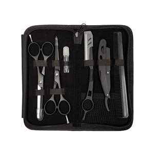 Barber Scissors Thinning <b>Shears</b> Kit Stainless Steel Right-Handed <b>Long</b> <b>Handle</b> for Precision Hair Cutting Salon Grade Haircutting - Product Image 1