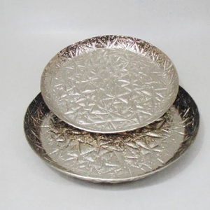 Plato de Servir de Aluminio Reutilizable de la Mejor Calidad, Plato Minimalista Profesional al por Mayor, Precio Económico - Product Image 2