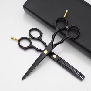 Kit de peluquería con espejo pulido, tijeras de entresacar, tijeras de acero inoxidable, kit de afeitado con peine en oferta - Product Image 3