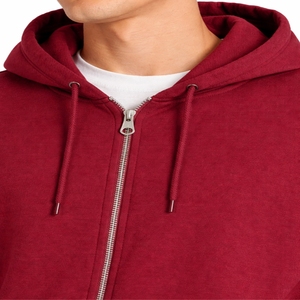 Men Plain Front Full Zip Hoodie Warm Soft Comfortable Casual Jacket OEM Custom Service Hoodie For Men - Product Image 4