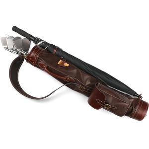 กระเป๋ากอล์ฟแบบขาตั้งหนังแท้คุณภาพสูง พร้อมกระเป๋าใส่ไม้กอล์ฟแบบพกพาอเนกประสงค์ น้ำหนักเบา สำหรับทุกเพศ - Product Image 5