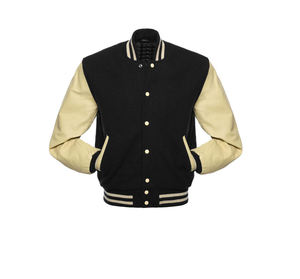 Cheap Rate Custom Unisex Bomber <b>Jacket</b> Wholesale Blank Varsity Baseball <b>Jackets</b> Stand Patchwork Wool Sleeves All Colors 2023 - Product Image 2
